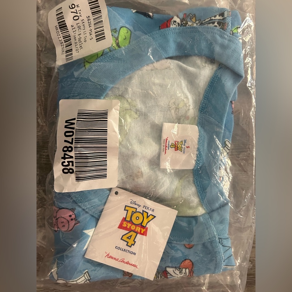 NWT Organic Toy Story Long John Hana Andersson Top